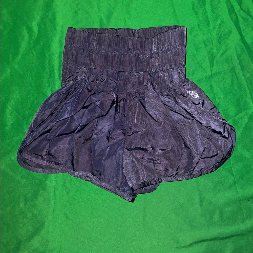 FP Movement by Free People Navy Bubble Athletic Shorts Dark Purple size XS
